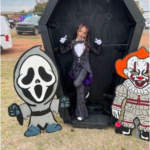 Girls Licensed size M Jack Skellington Costume